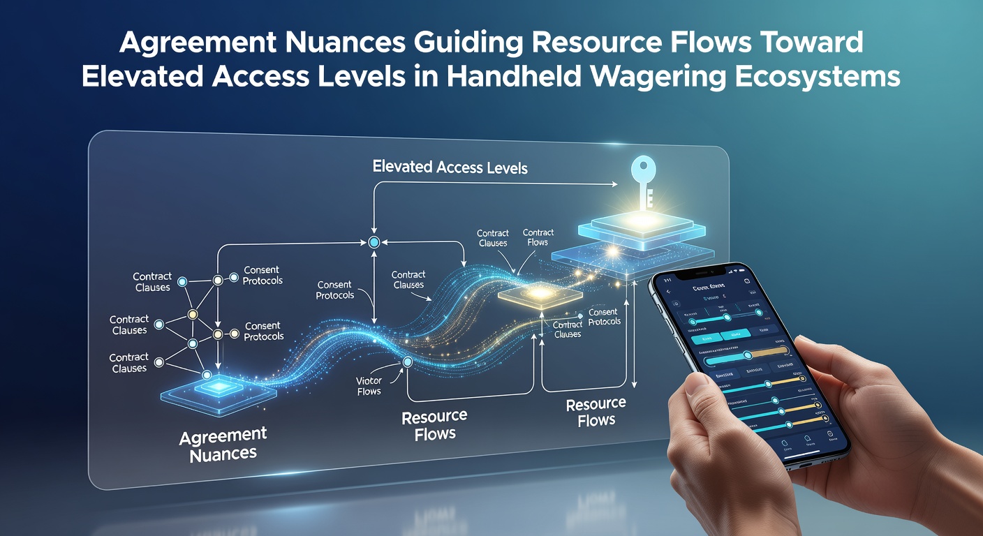Mobile wagering interface showing tiered access levels and payment flows on a handheld device