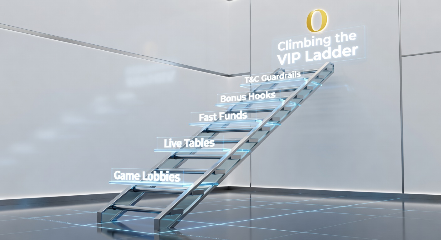 Illustration of fast fund transfers enabling seamless VIP bonus claims amid live table action and T&C overlays