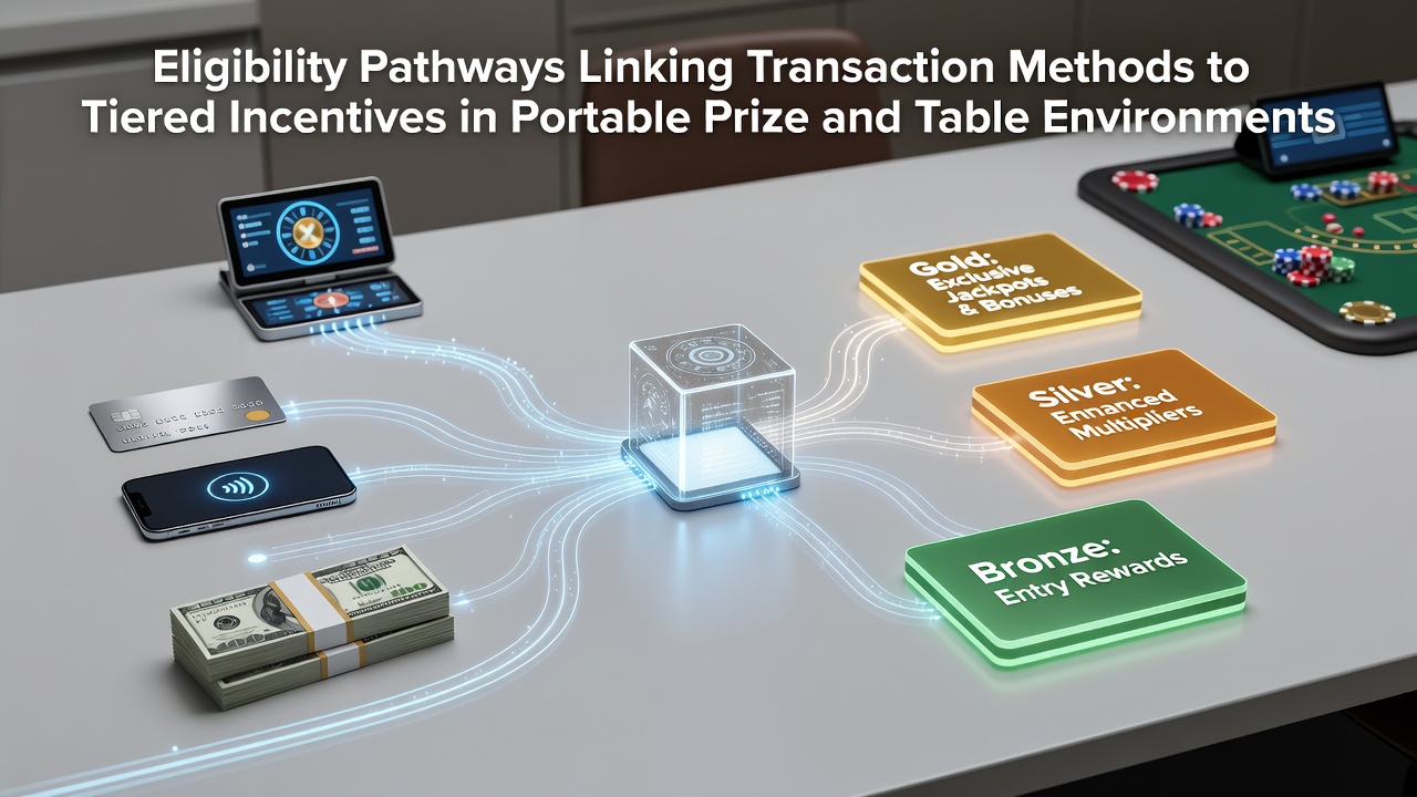 Mobile casino interface showing transaction options connected to VIP tier progression and prize eligibility indicators