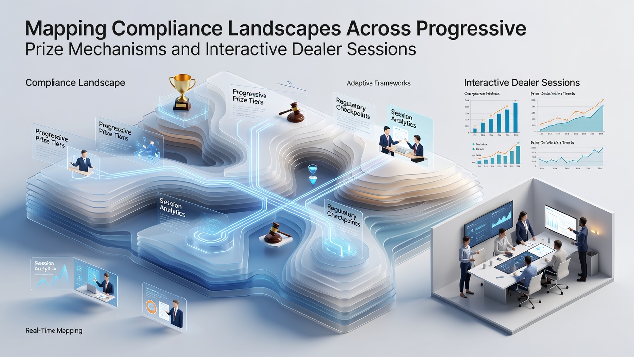 Diagram illustrating audit pathways between progressive prize ledgers and live dealer session recordings